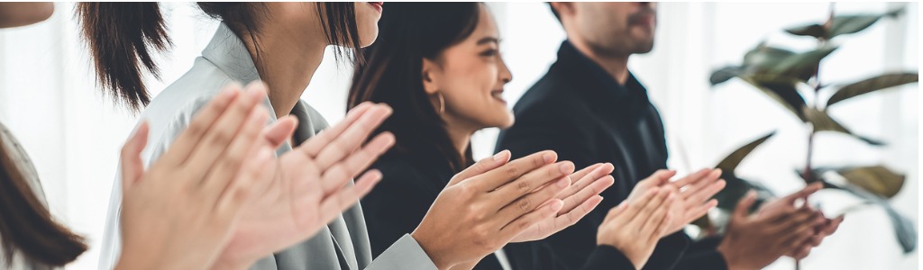 Diverse Women Applauding